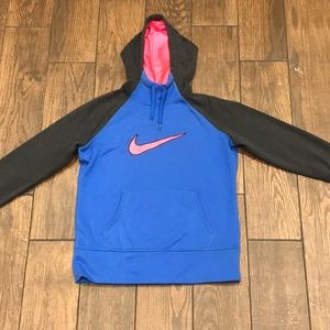 NIKE Hot Pink and Royal Blue Sweatshirt